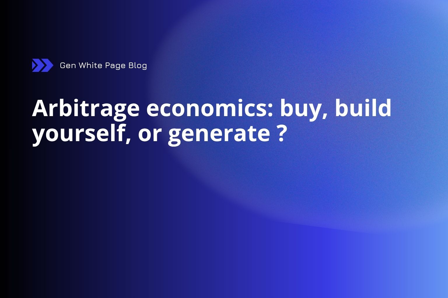 White page economics