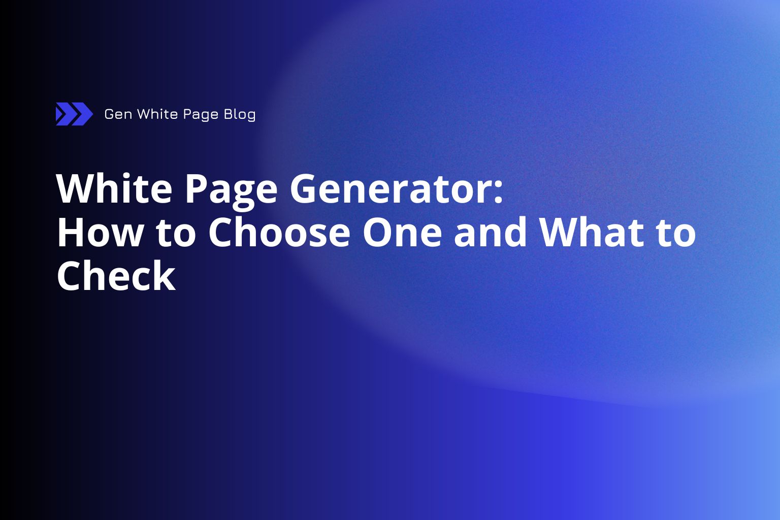 White Page Generator: How to Choose and What to Check